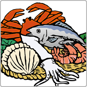 蟹以外の、海の幸も食べたい方