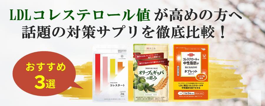 コレステロール対策サプリ