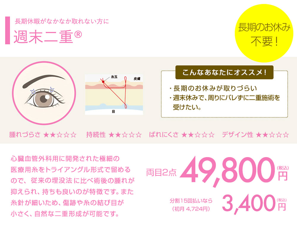週末二重術