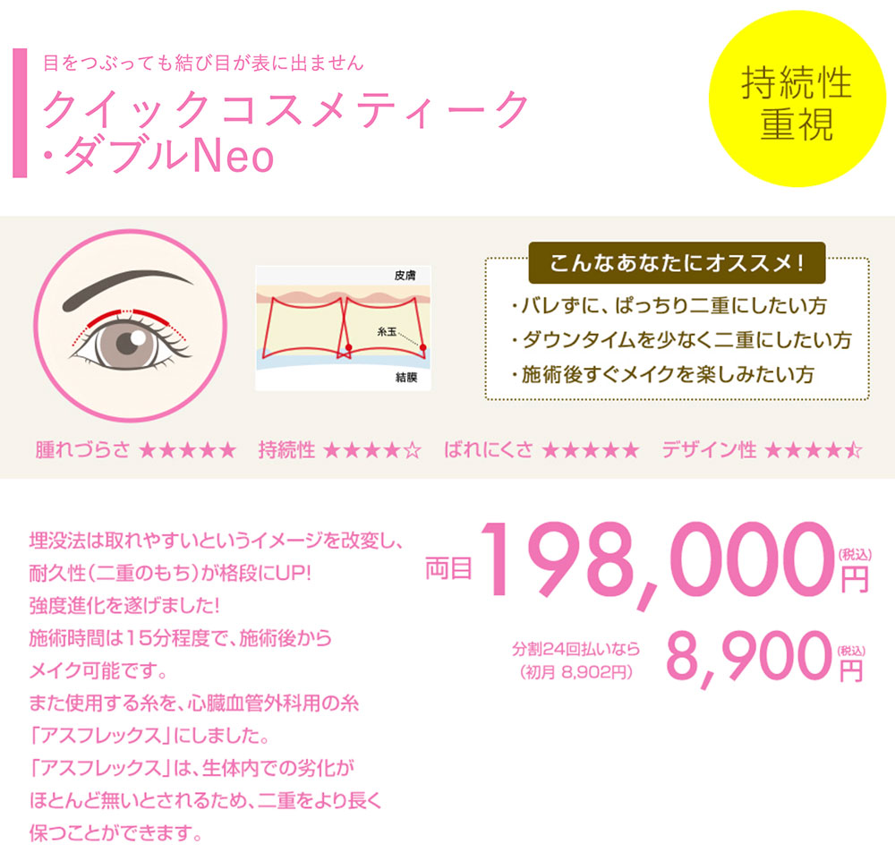 クイックコスメティーク・ダブルNeo