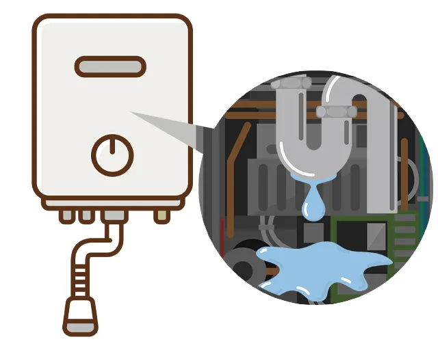 給湯器トラブル_水漏れ