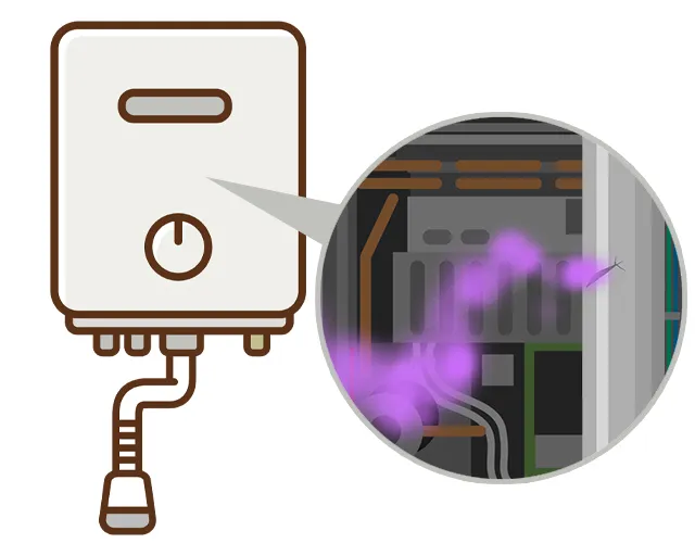 給湯器トラブル_ガス漏れ