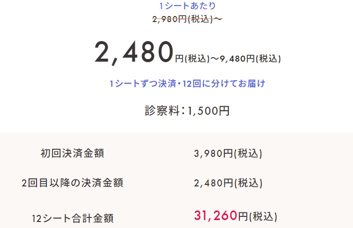 1シート