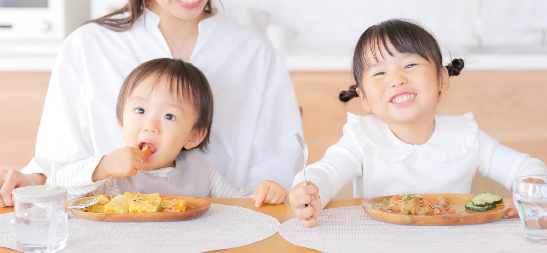 噛む力を育てるゴロッとした具材の幼児食