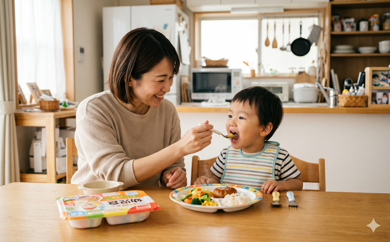 作りたての美味しさが保たれる冷凍幼児食